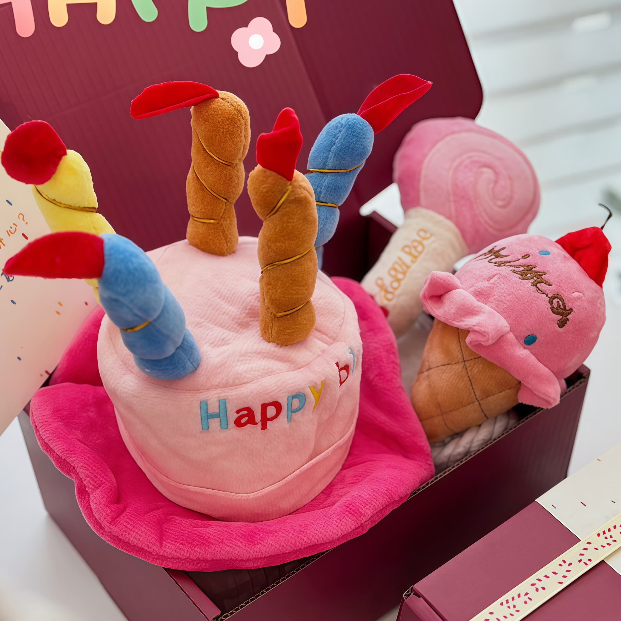 Birthday Dopamine in a Box: The Plush Party Set Your Pet Deserves