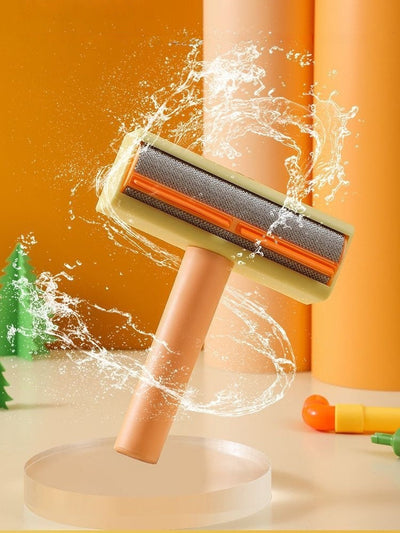 Roll. Collect. Click. ✨ The Dopamine Lint Roller That Eats Fur