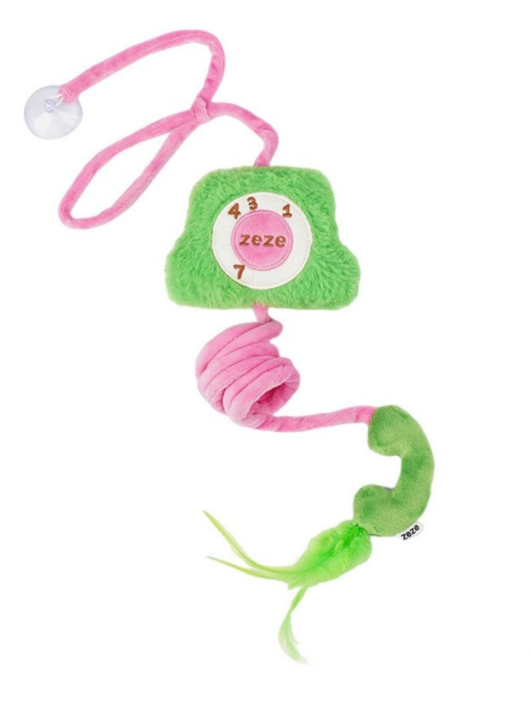 ZEZE Tea Set & Retro Phone Elastic Teaser