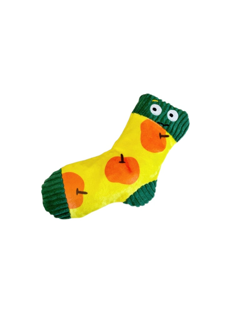 Sock Plush Squeaky Dog Toy