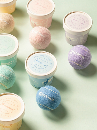 PETSVILLE Outdoor Dog Tennis Ball