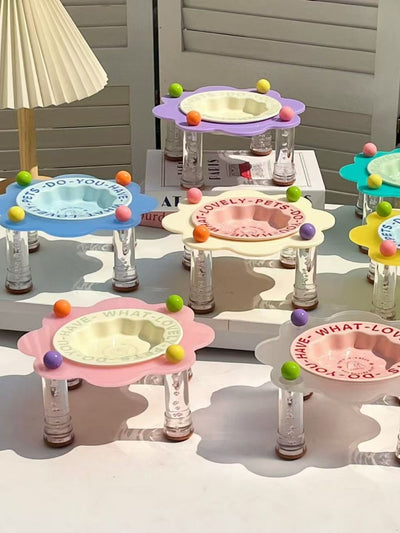 Dopamine Petal Pet Bowl with Acrylic Stand