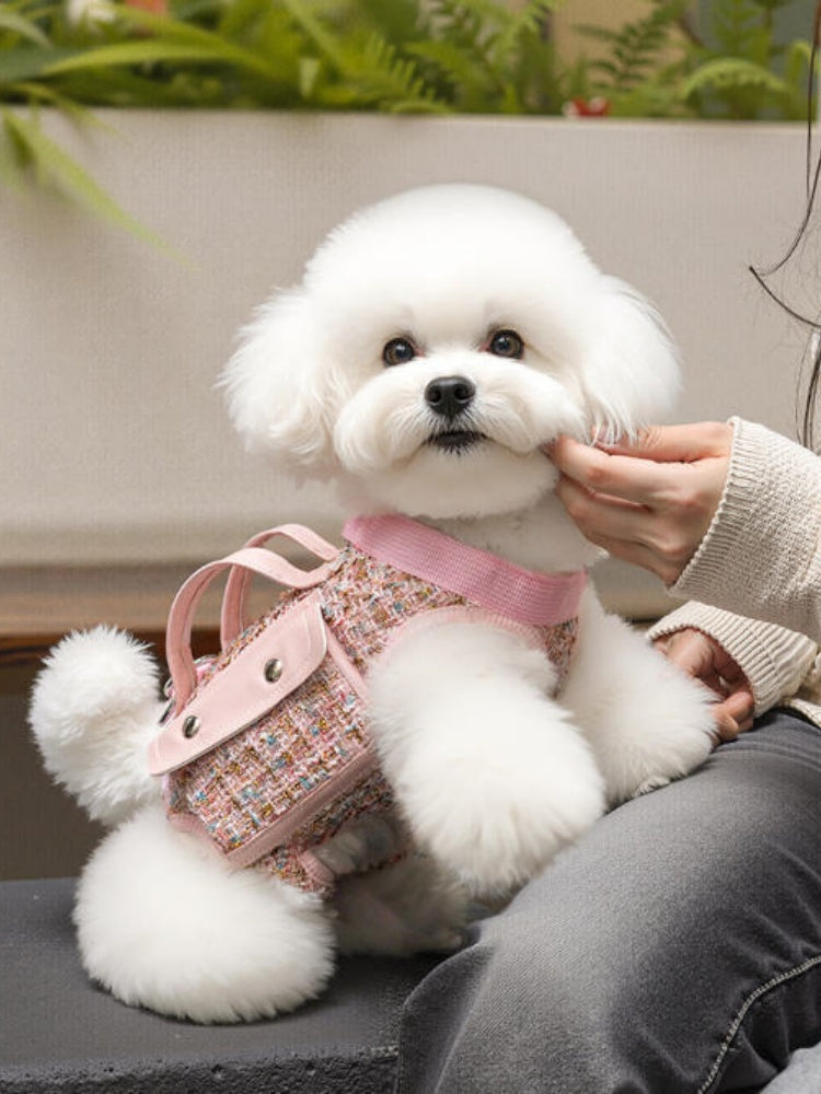 Chic Tweed Pet Sling Carrier