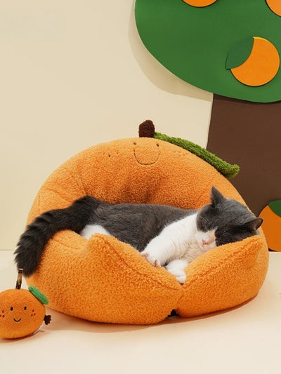 “Orange Hug” Pet Bed