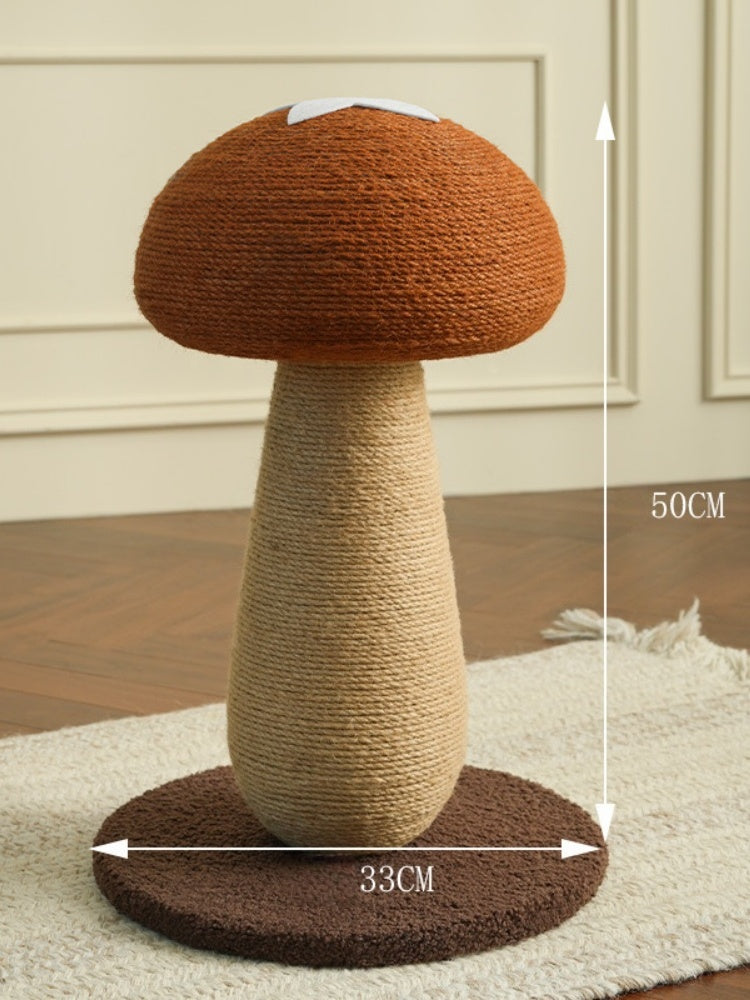 Red Mushroom Sisal Cat Scratcher