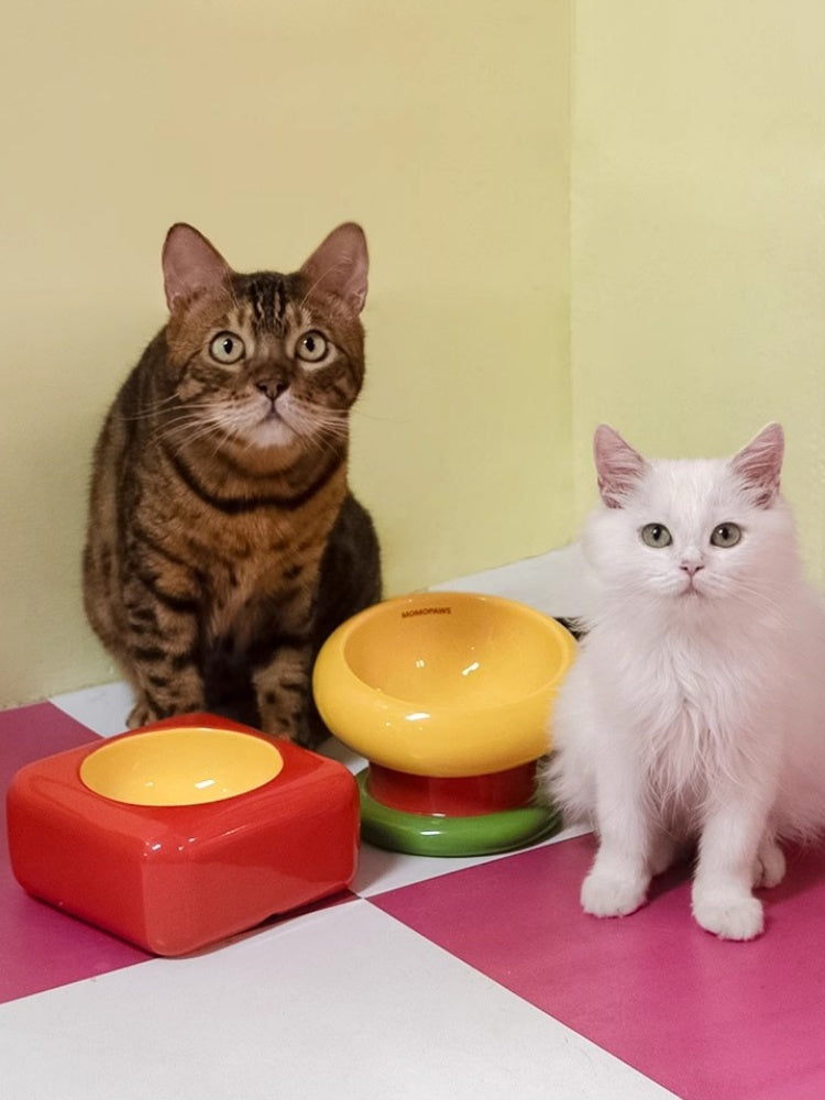 Dopamine Ceramic Cat & Dog Bowls