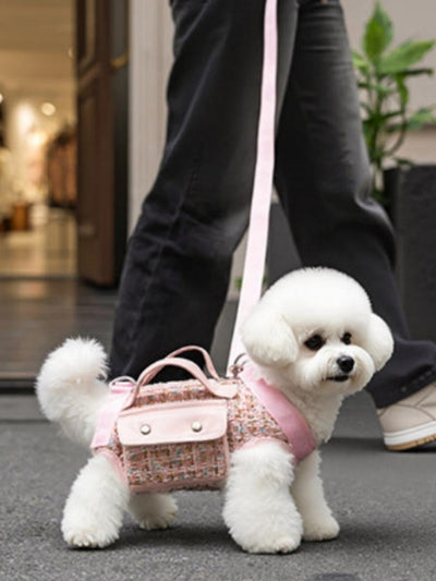 Chic Tweed Pet Sling Carrier
