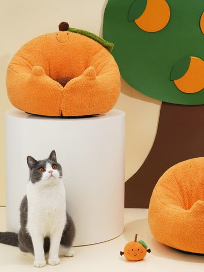 “Orange Hug” Pet Bed