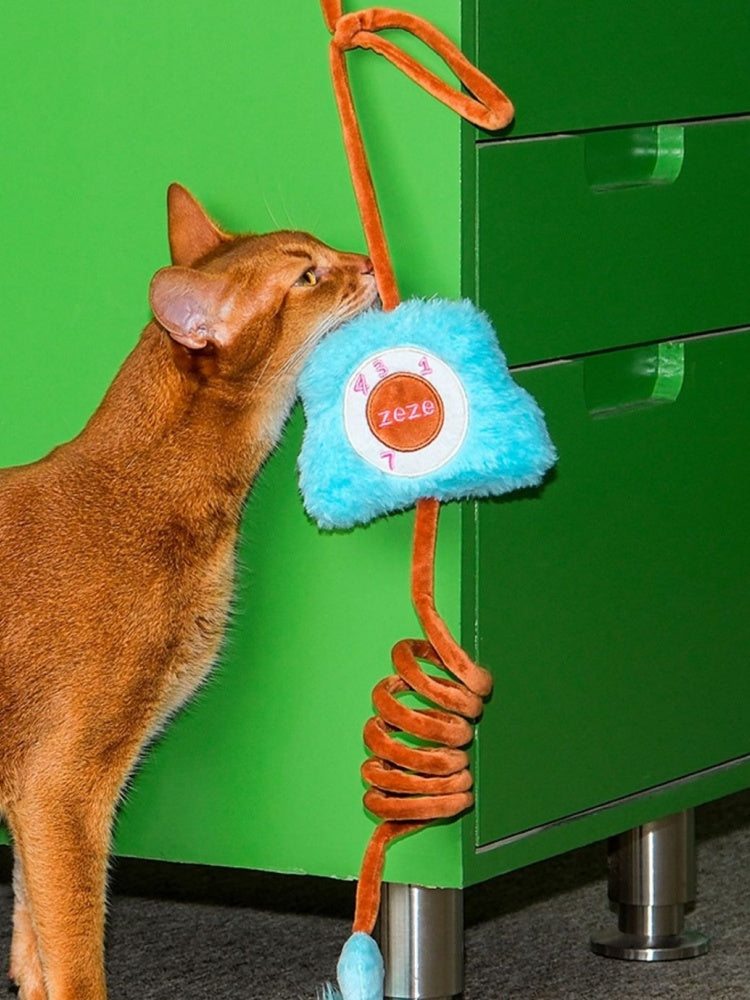 ZEZE Tea Set & Retro Phone Elastic Teaser