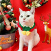 Handwoven Holiday Pet Collar Bib