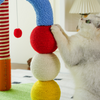 Colorful U-Tube Cat Tree