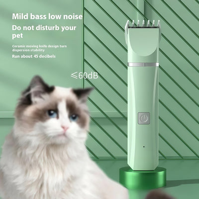 4-in-1 Rechargeable Pet Trimmer & Nail Grinder Kit