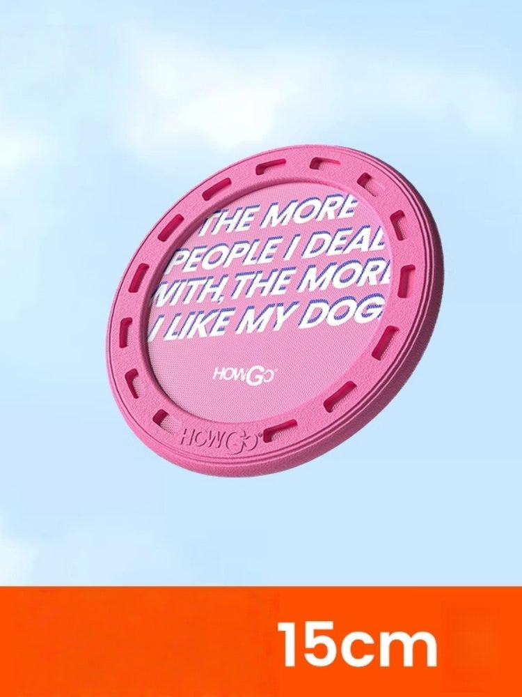 HOWGO Treat-Groove Dog Frisbee