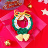 Handwoven Holiday Pet Collar Bib
