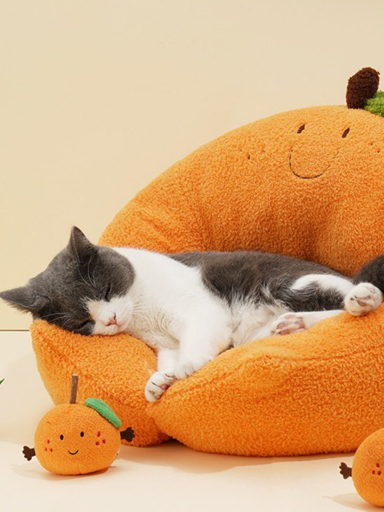 “Orange Hug” Pet Bed