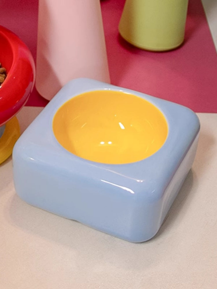 Dopamine Ceramic Cat & Dog Bowls