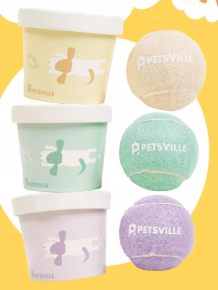 PETSVILLE Outdoor Dog Tennis Ball