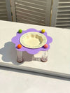 Dopamine Petal Pet Bowl with Acrylic Stand