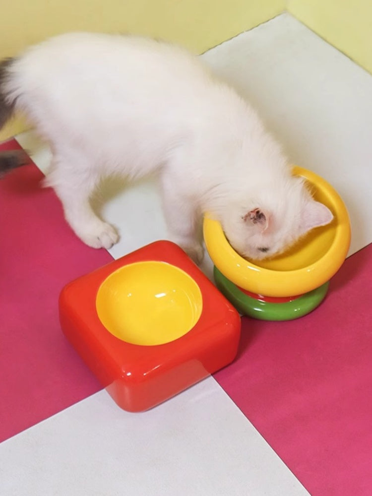 Dopamine Ceramic Cat & Dog Bowls