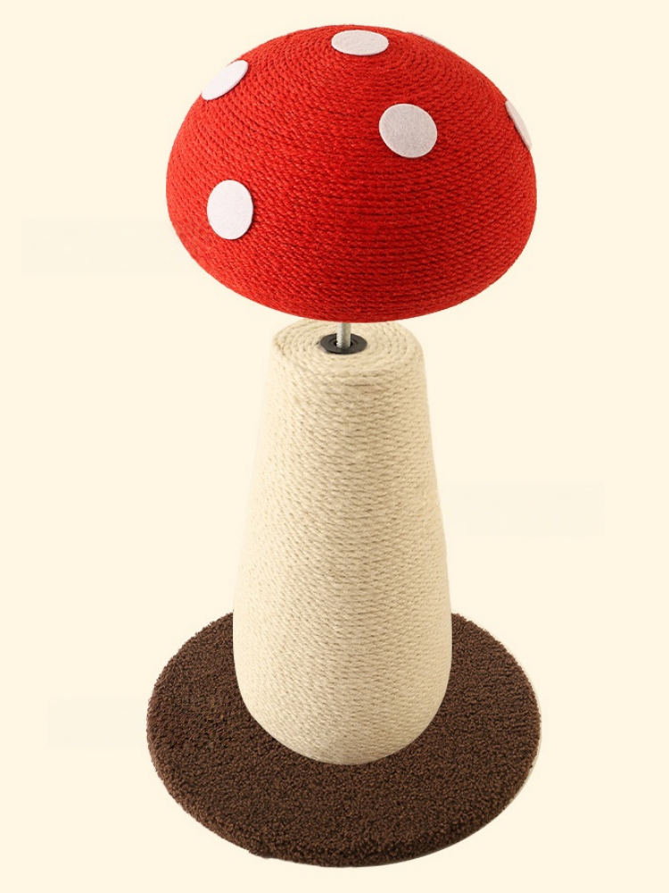 Red Mushroom Sisal Cat Scratcher