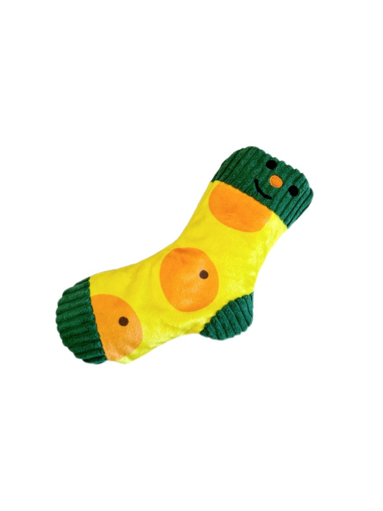 Sock Plush Squeaky Dog Toy