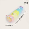 Rainbow Plush Cat Tunnel Toy