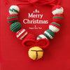 Handwoven Holiday Pet Collar Bib