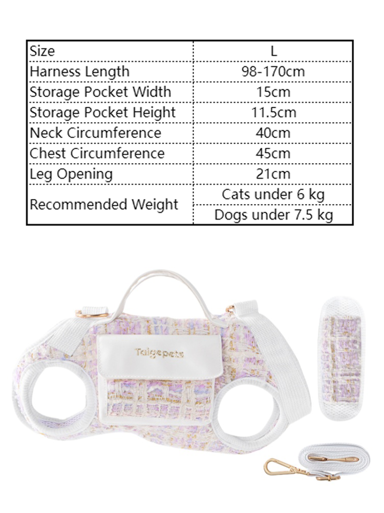 Chic Tweed Pet Sling Carrier