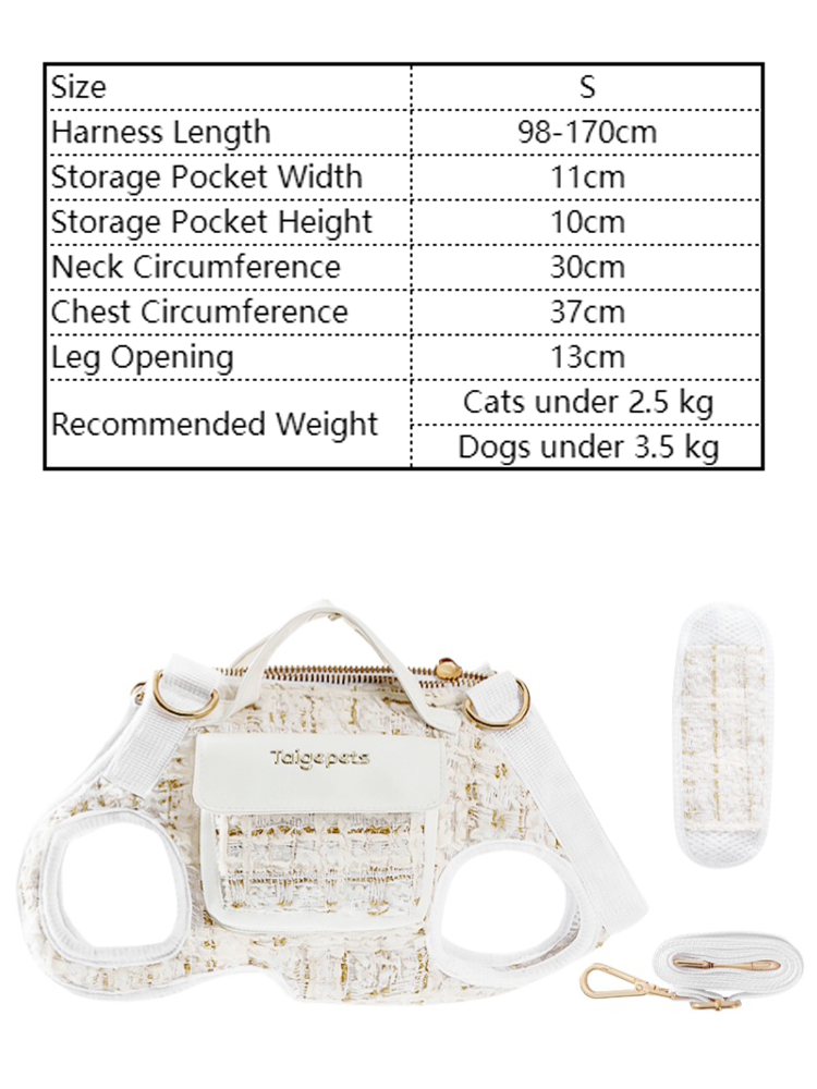 Chic Tweed Pet Sling Carrier