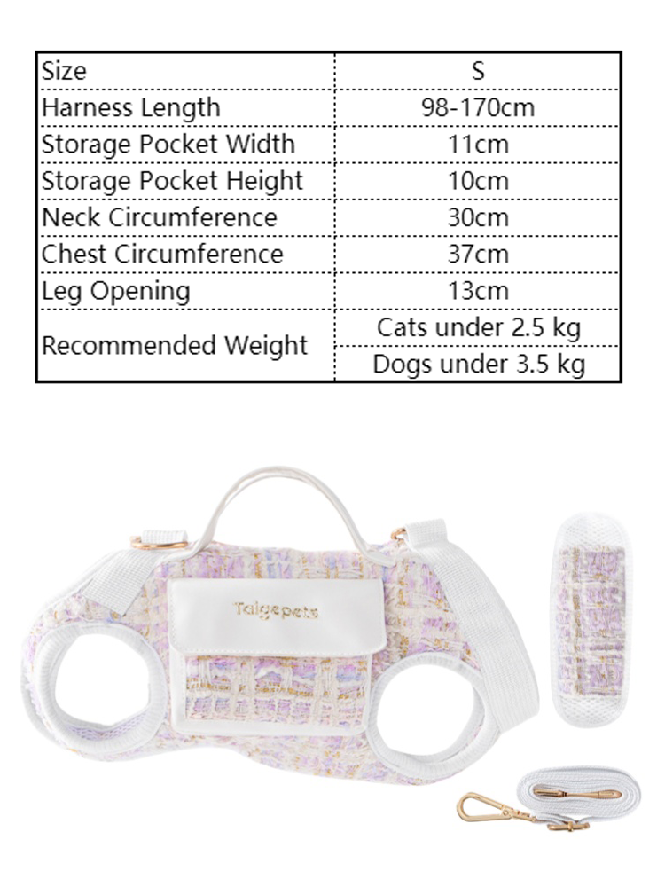 Chic Tweed Pet Sling Carrier