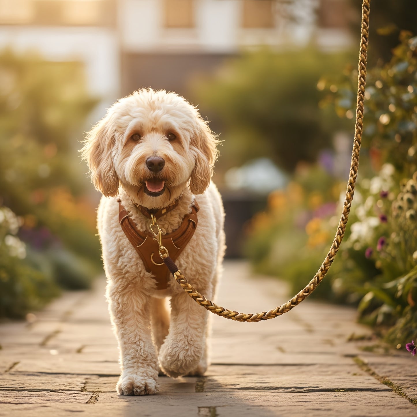 Braided Cotton Rope Dog Leash