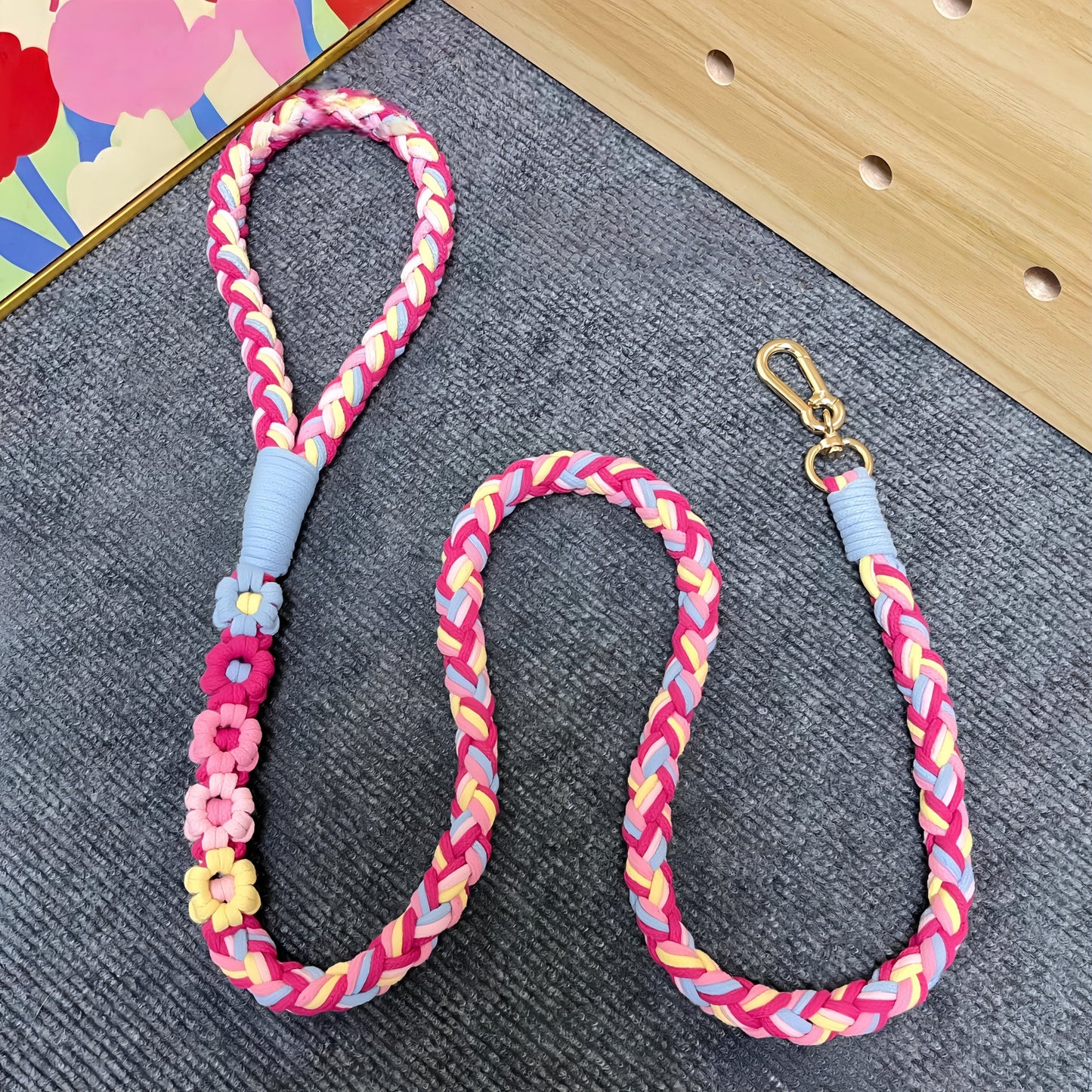 Braided Cotton Rope Dog Leash