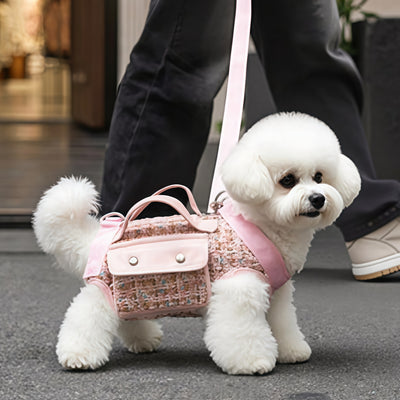 Chic Tweed Pet Sling Carrier