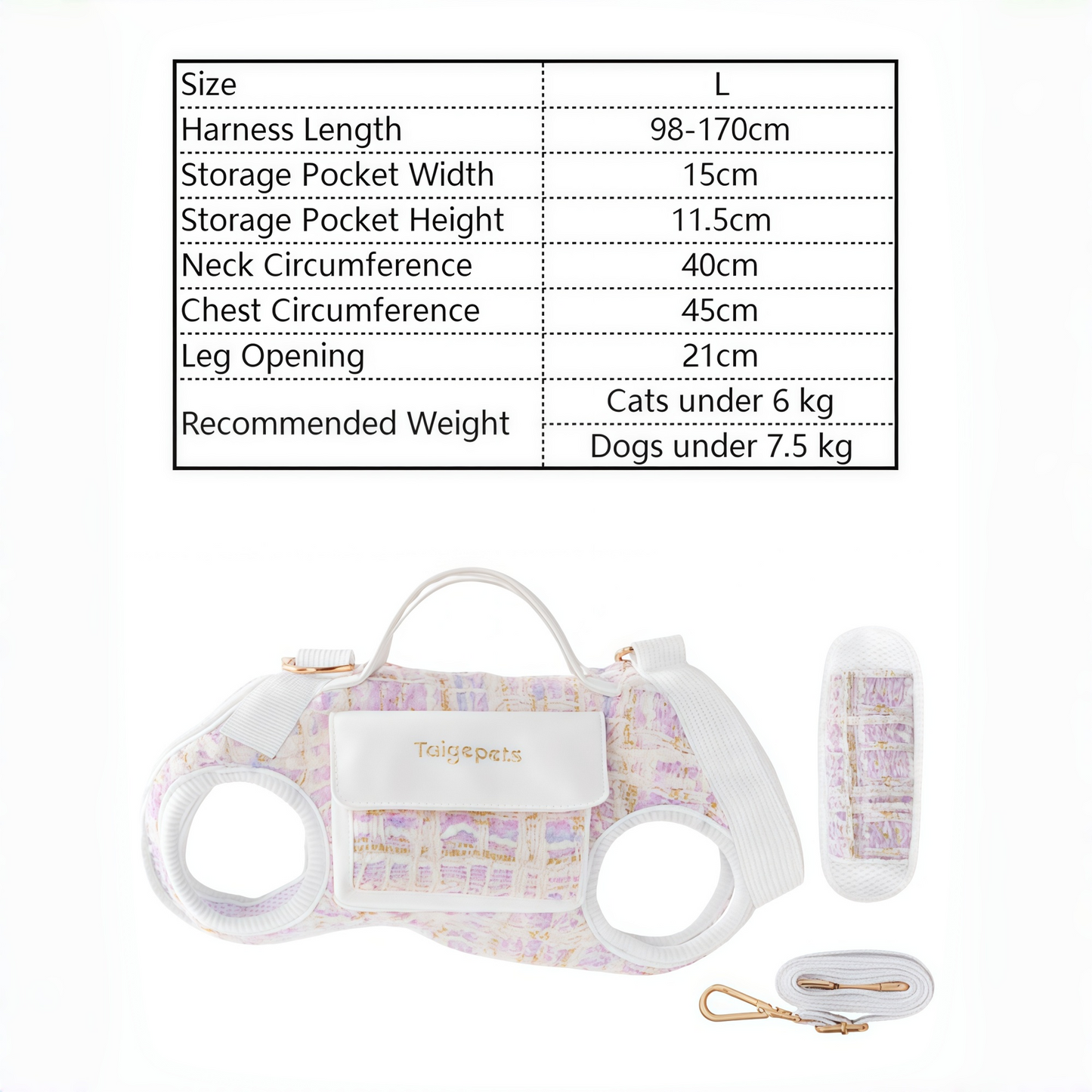 Chic Tweed Pet Sling Carrier