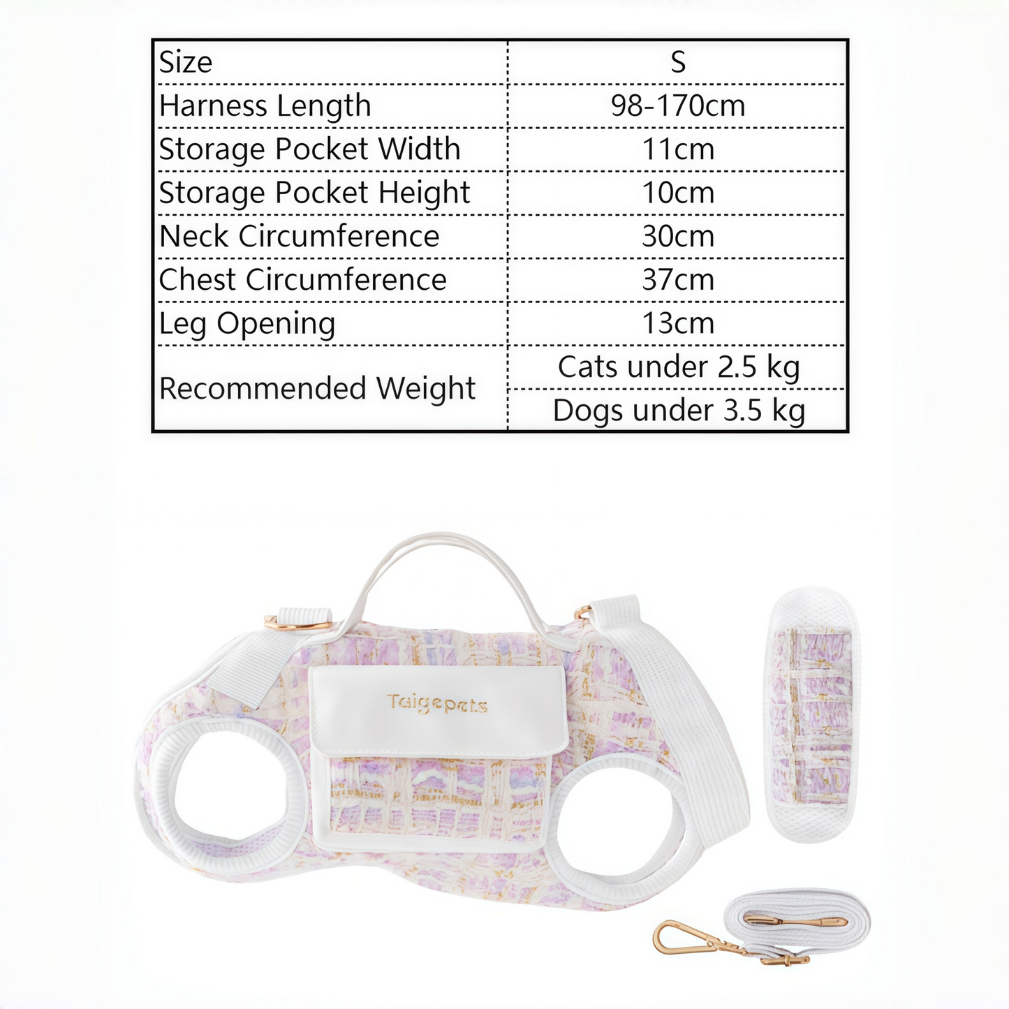 Chic Tweed Pet Sling Carrier