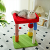 Colorful U-Tube Cat Tree