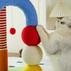 Colorful U-Tube Cat Tree
