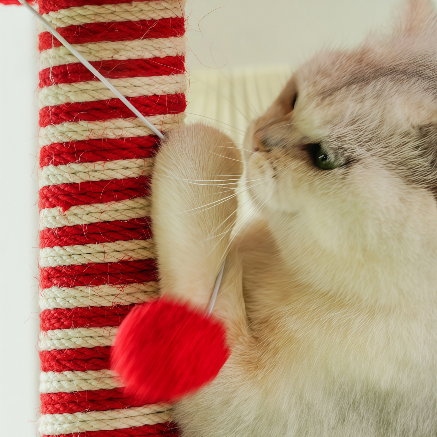 Colorful U-Tube Cat Tree