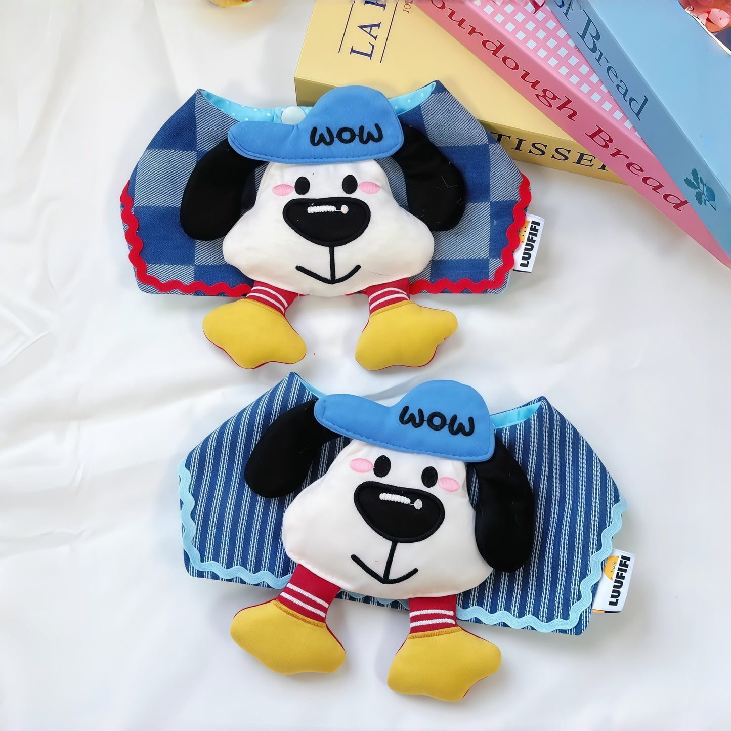 LUUFIFI Denim Pet Bandana Bib Scarf