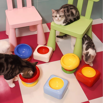 Dopamine Ceramic Cat & Dog Bowls