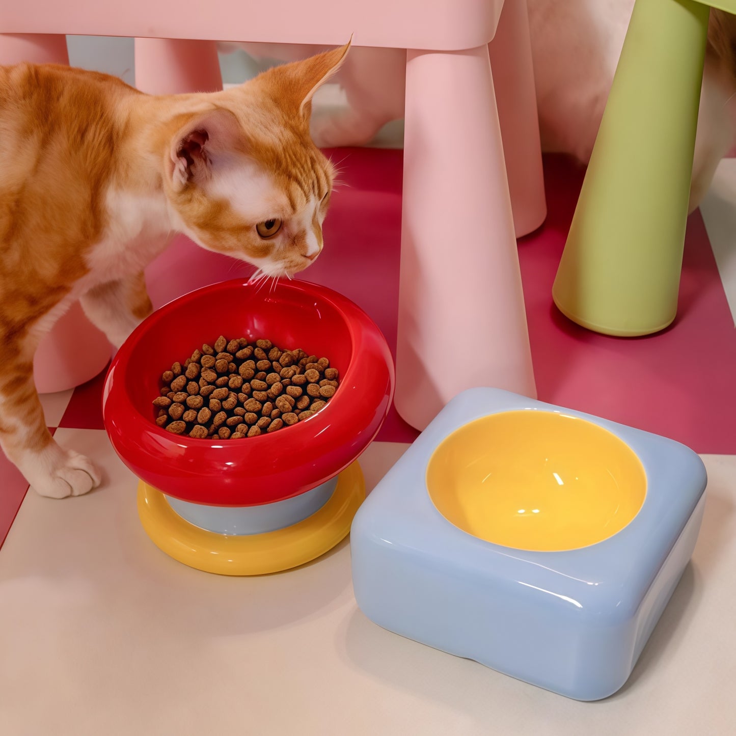 Dopamine Ceramic Cat & Dog Bowls