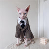 Hairless Cat Clothes Sphynx Cat German Suit Shirt Outfit