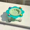 Dopamine Petal Pet Bowl with Acrylic Stand
