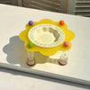 Dopamine Petal Pet Bowl with Acrylic Stand
