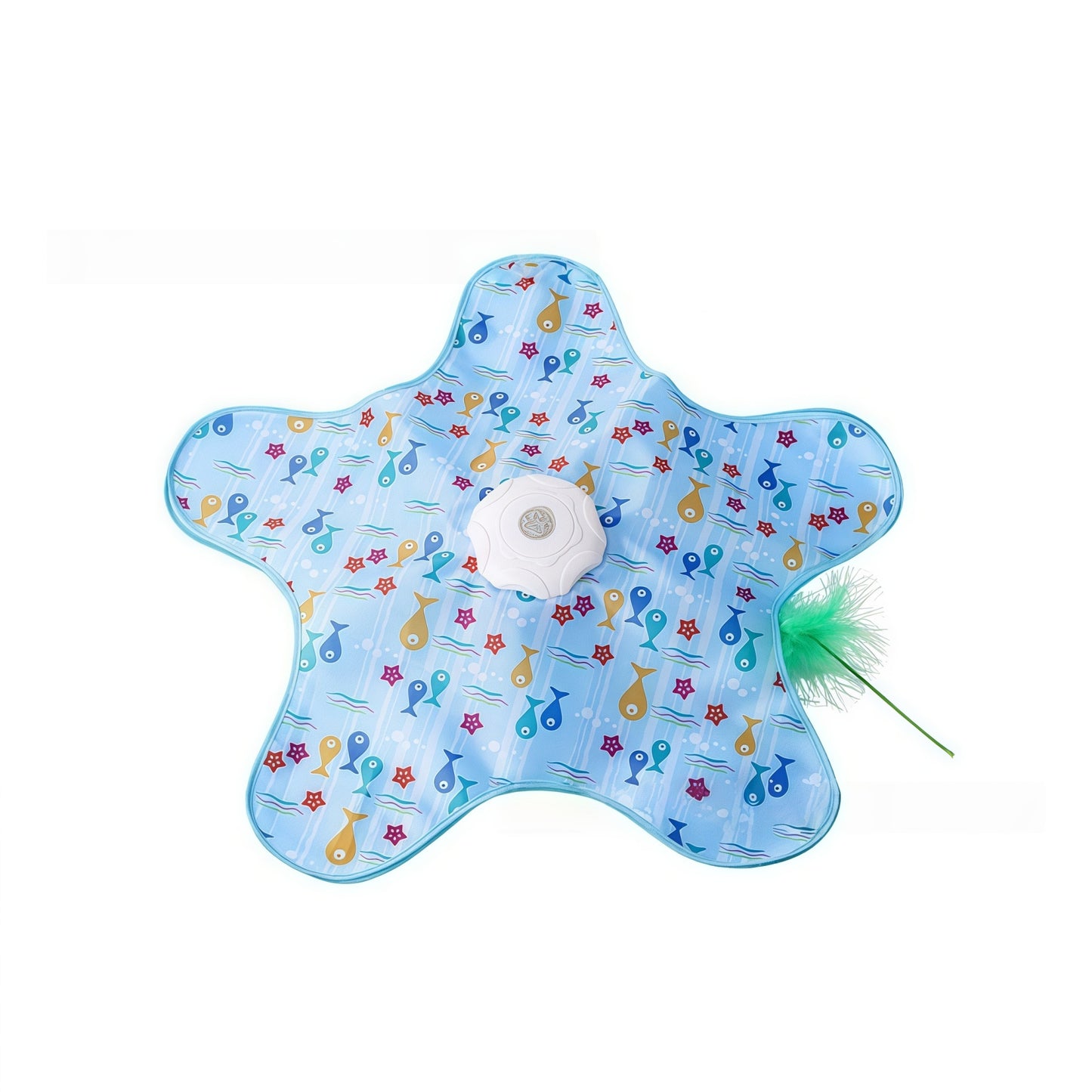 Interactive Hunting Cat Toy – Self-Play Covered Spinner with Wand
