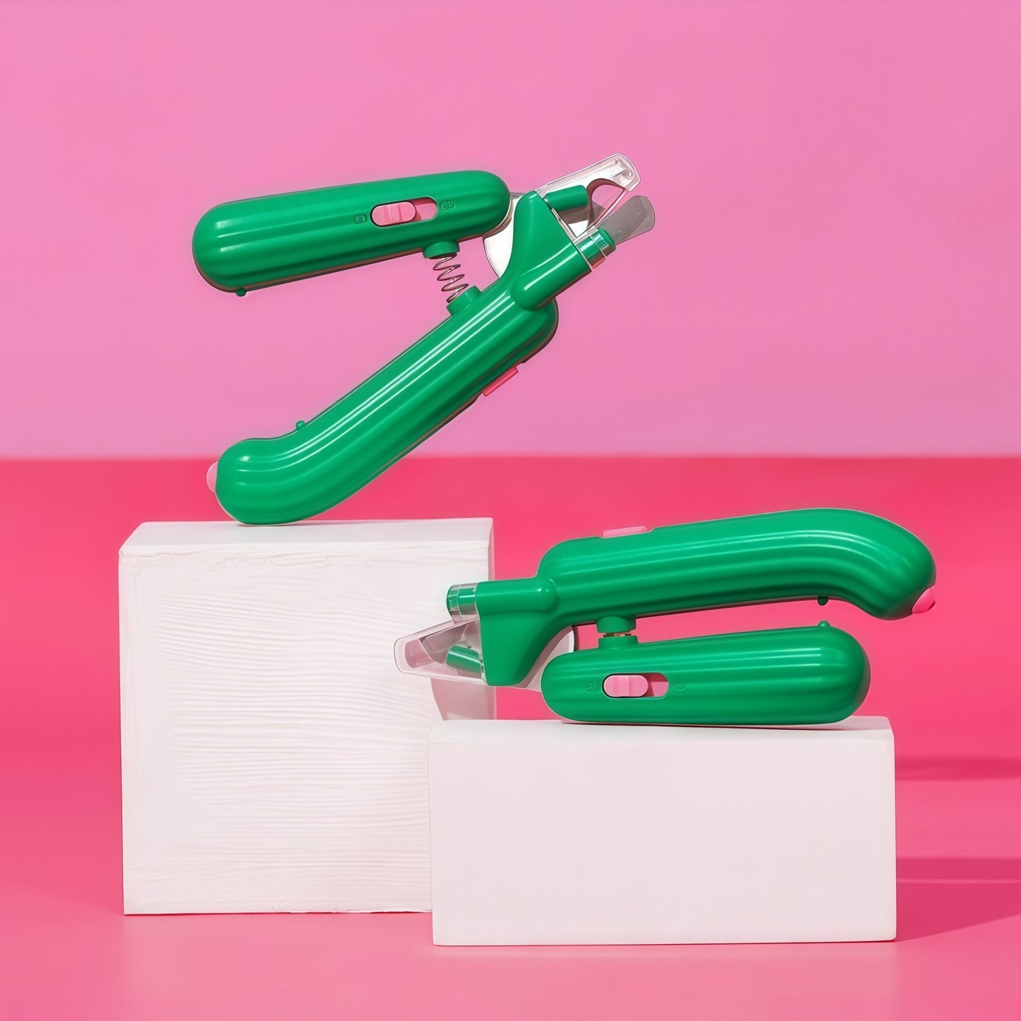 LED + UV Safety Pet Nail Clippers with Splash Guard