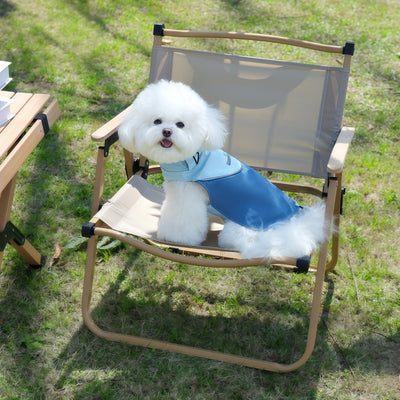 Lightweight Dog Windbreaker Jacket with Leash Hole