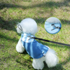 Lightweight Dog Windbreaker Jacket with Leash Hole