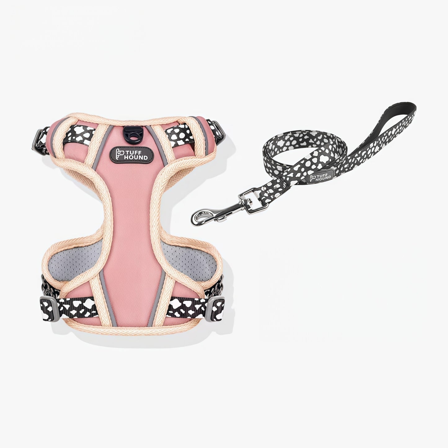 Lightweight No-Pull Dog Harness with Reflective Trim