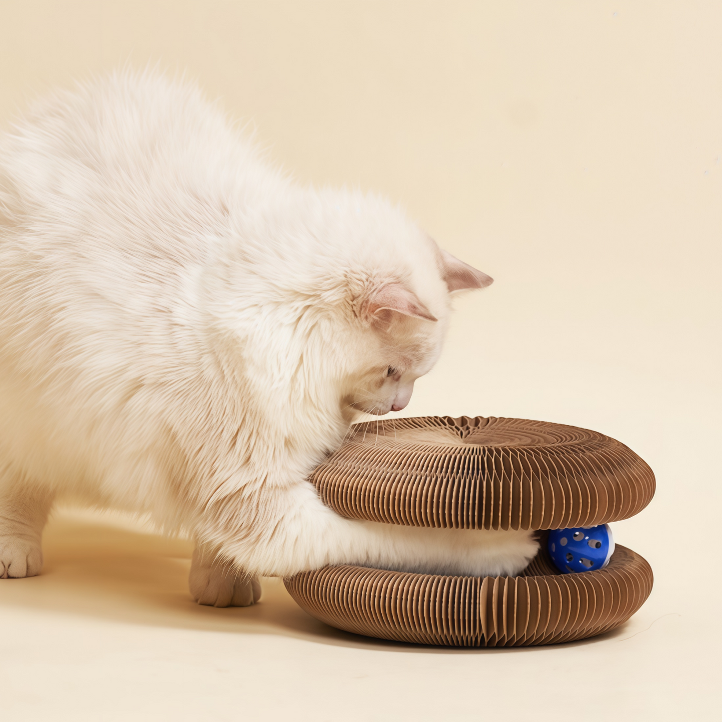 Magnetic Accordion Cat Scratcher Toy